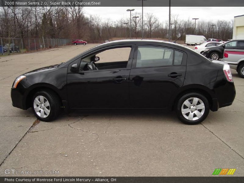 Super Black / Charcoal/Steel 2008 Nissan Sentra 2.0