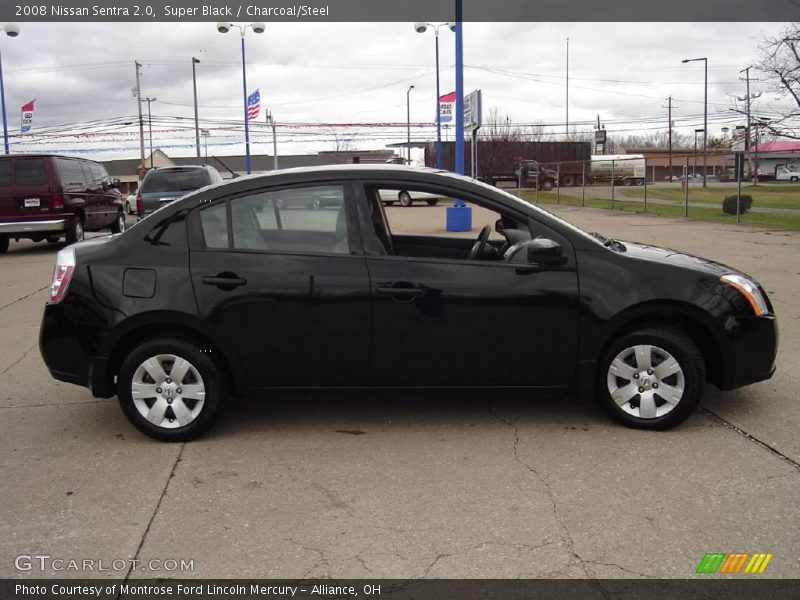 Super Black / Charcoal/Steel 2008 Nissan Sentra 2.0