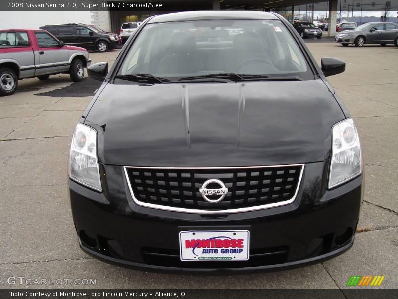 Super Black / Charcoal/Steel 2008 Nissan Sentra 2.0