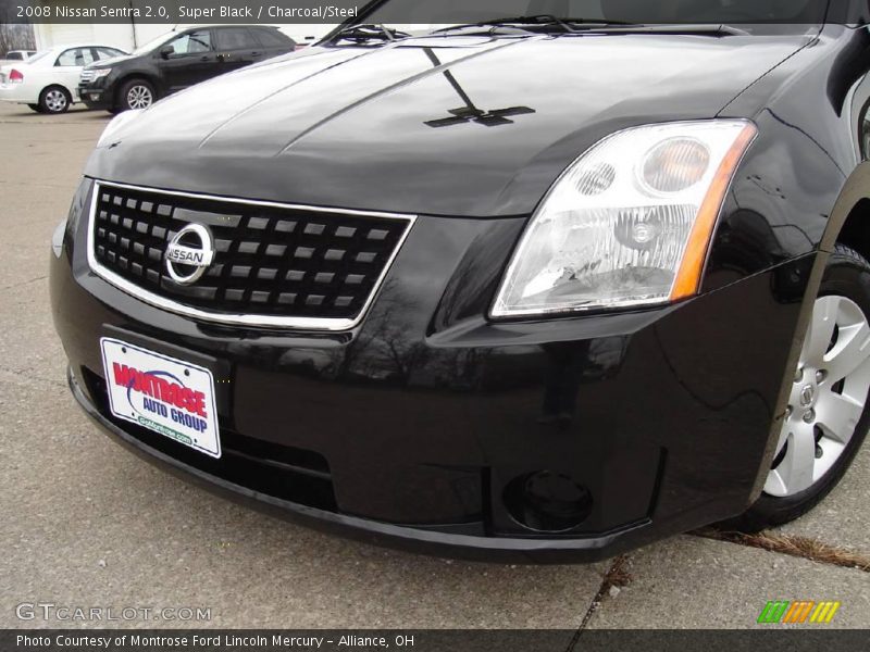 Super Black / Charcoal/Steel 2008 Nissan Sentra 2.0