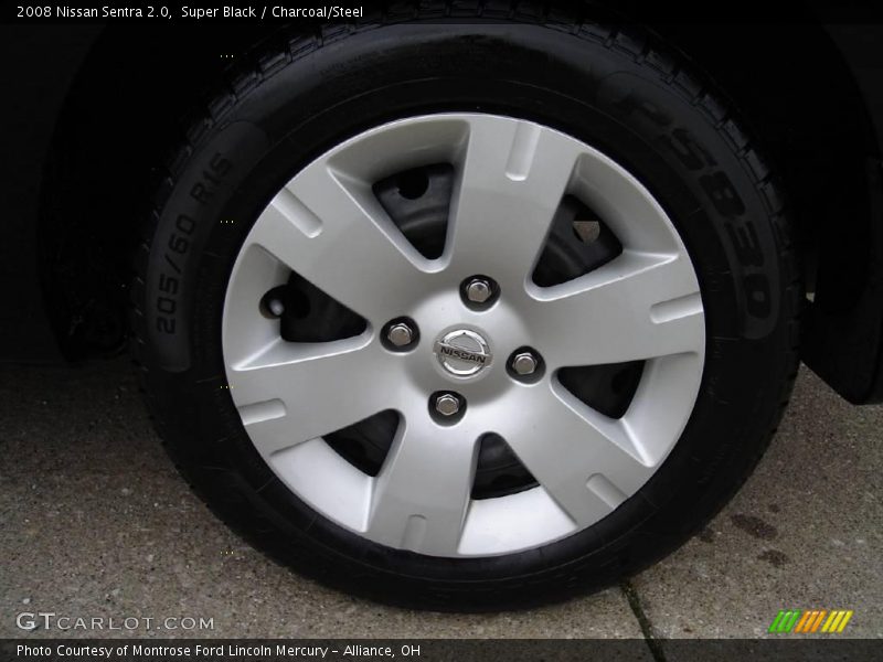 Super Black / Charcoal/Steel 2008 Nissan Sentra 2.0