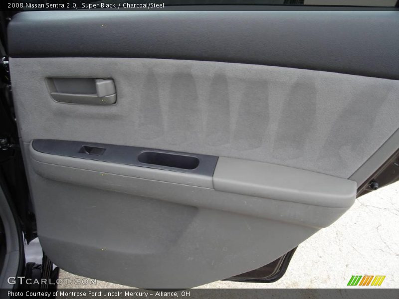 Super Black / Charcoal/Steel 2008 Nissan Sentra 2.0