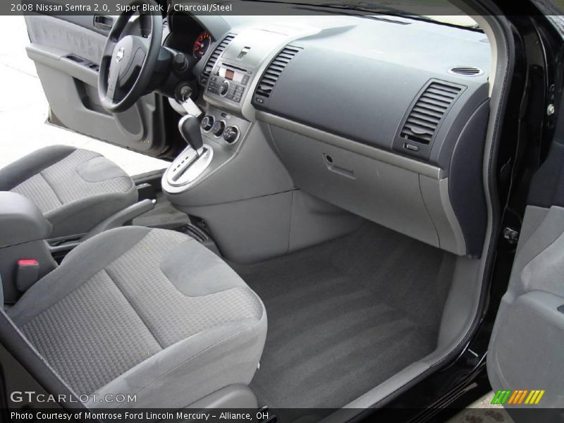 Super Black / Charcoal/Steel 2008 Nissan Sentra 2.0