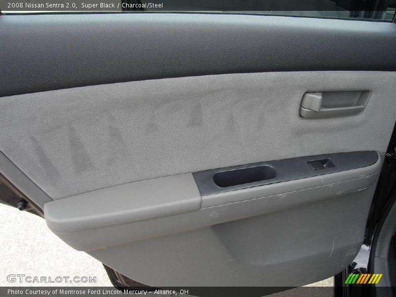 Super Black / Charcoal/Steel 2008 Nissan Sentra 2.0