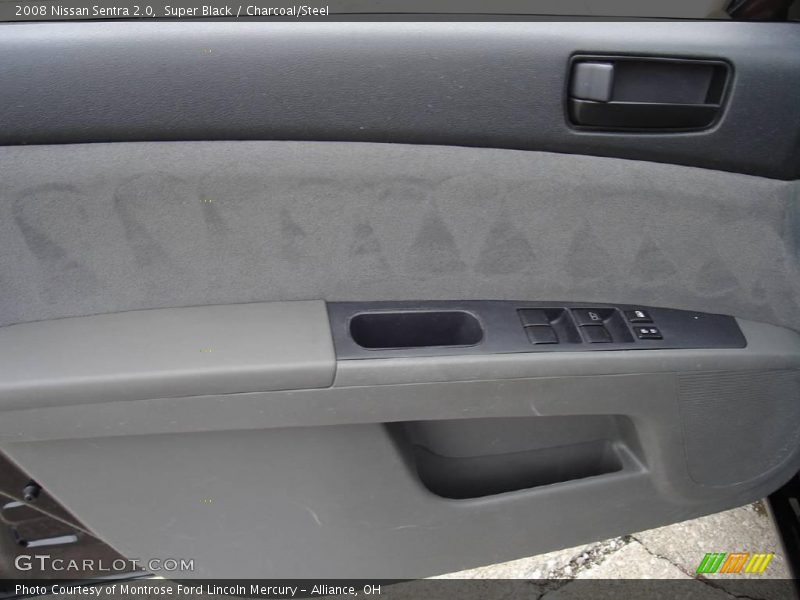 Super Black / Charcoal/Steel 2008 Nissan Sentra 2.0