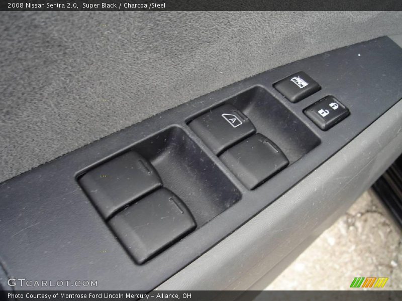 Super Black / Charcoal/Steel 2008 Nissan Sentra 2.0