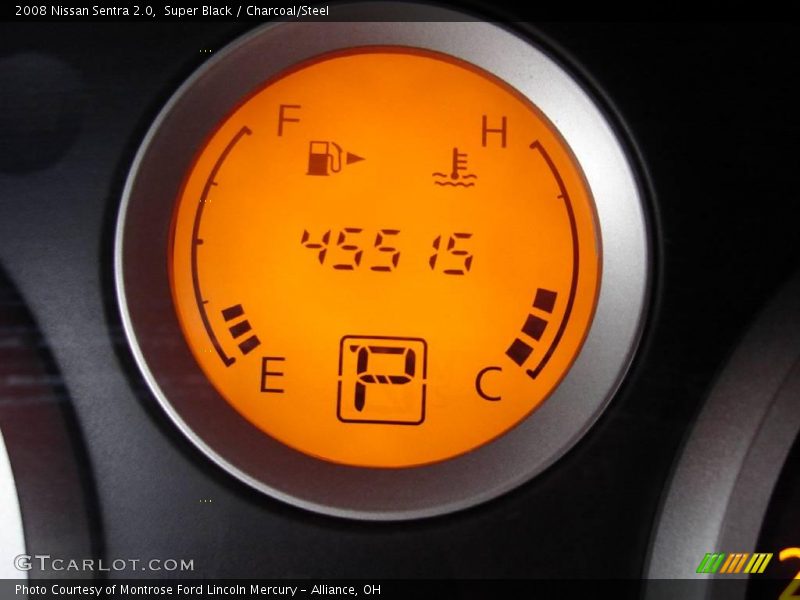 Super Black / Charcoal/Steel 2008 Nissan Sentra 2.0