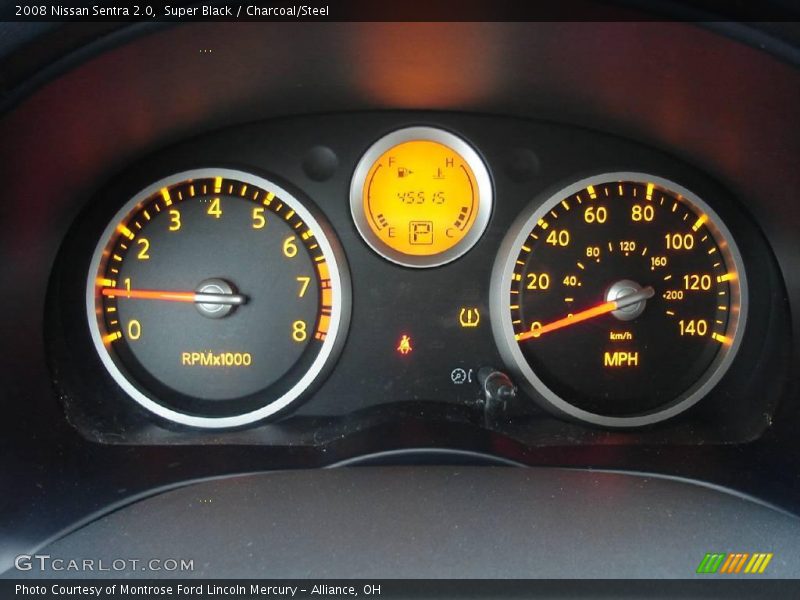 Super Black / Charcoal/Steel 2008 Nissan Sentra 2.0