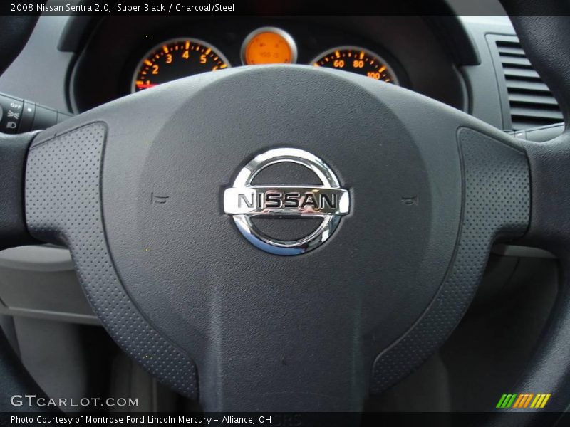 Super Black / Charcoal/Steel 2008 Nissan Sentra 2.0