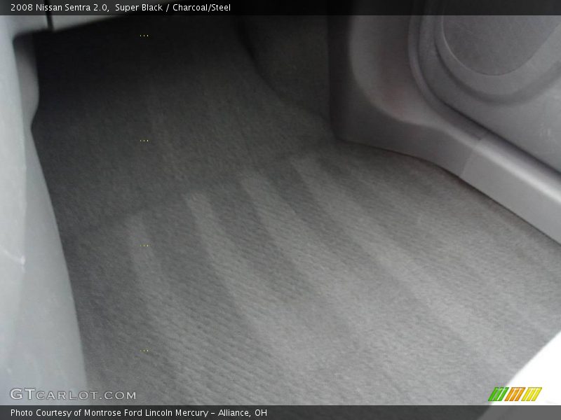 Super Black / Charcoal/Steel 2008 Nissan Sentra 2.0