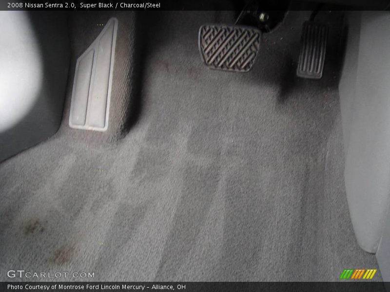 Super Black / Charcoal/Steel 2008 Nissan Sentra 2.0
