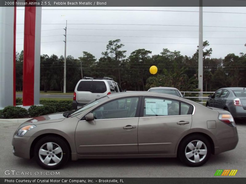 Pebble Beach Metallic / Blond 2008 Nissan Altima 2.5 S