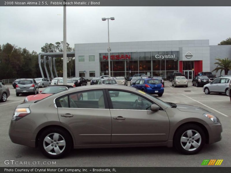 Pebble Beach Metallic / Blond 2008 Nissan Altima 2.5 S