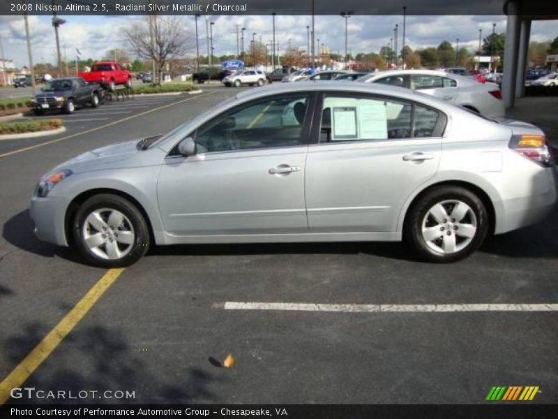 Radiant Silver Metallic / Charcoal 2008 Nissan Altima 2.5
