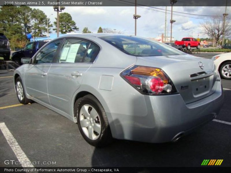 Radiant Silver Metallic / Charcoal 2008 Nissan Altima 2.5