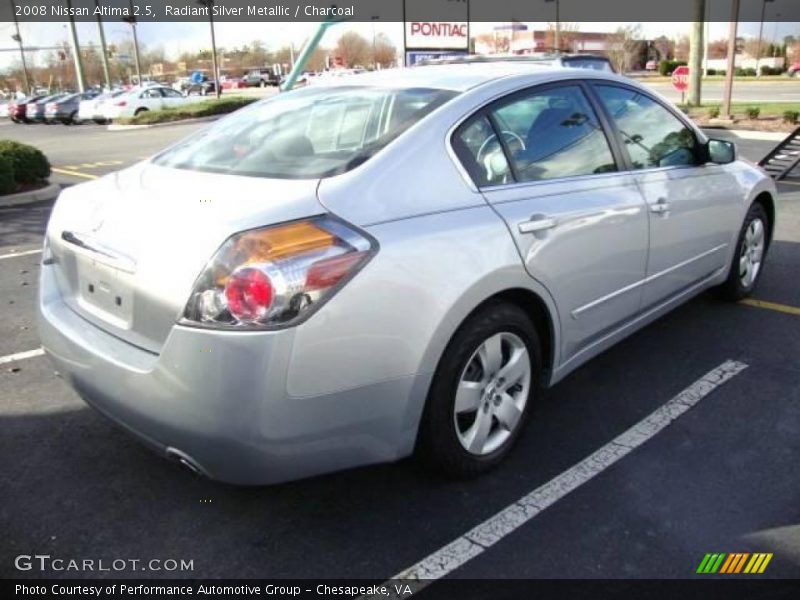 Radiant Silver Metallic / Charcoal 2008 Nissan Altima 2.5