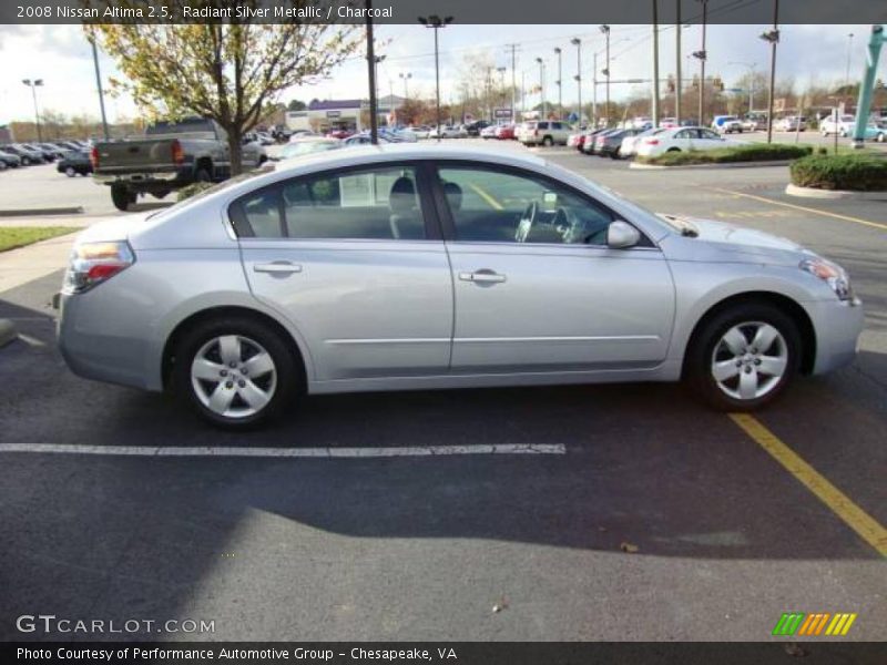 Radiant Silver Metallic / Charcoal 2008 Nissan Altima 2.5