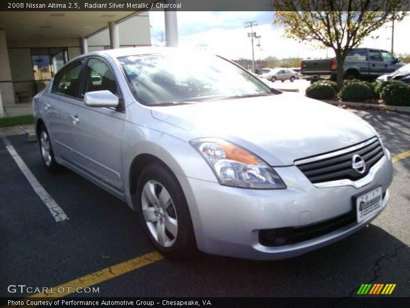 Radiant Silver Metallic / Charcoal 2008 Nissan Altima 2.5