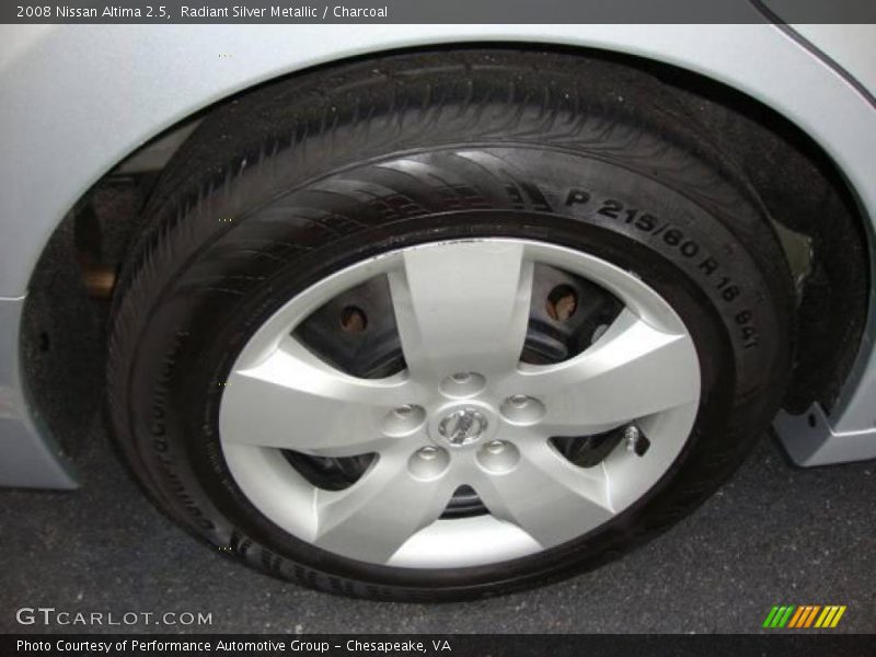 Radiant Silver Metallic / Charcoal 2008 Nissan Altima 2.5