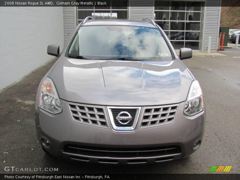 Gotham Gray Metallic / Black 2008 Nissan Rogue SL AWD