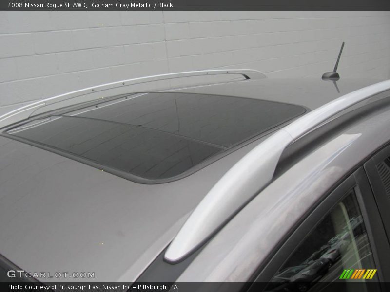 Gotham Gray Metallic / Black 2008 Nissan Rogue SL AWD