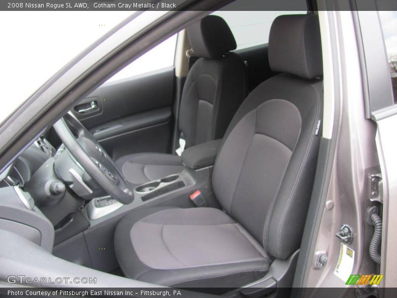 Gotham Gray Metallic / Black 2008 Nissan Rogue SL AWD