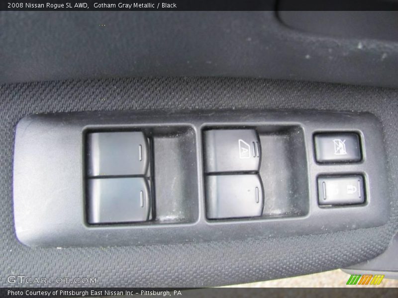 Gotham Gray Metallic / Black 2008 Nissan Rogue SL AWD
