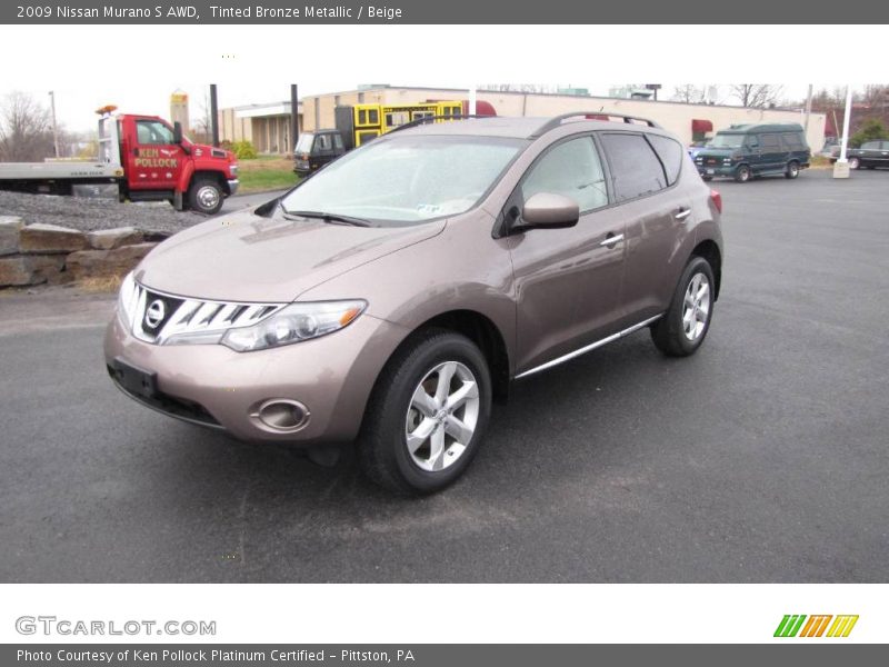 Tinted Bronze Metallic / Beige 2009 Nissan Murano S AWD