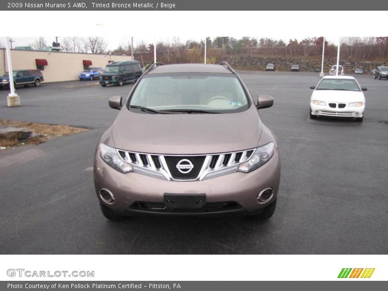 Tinted Bronze Metallic / Beige 2009 Nissan Murano S AWD
