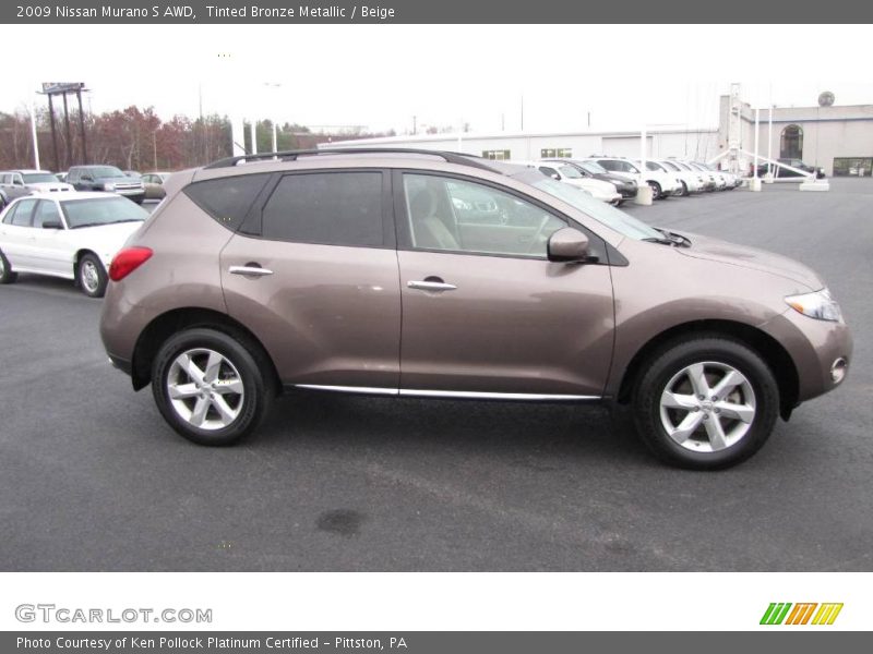 Tinted Bronze Metallic / Beige 2009 Nissan Murano S AWD