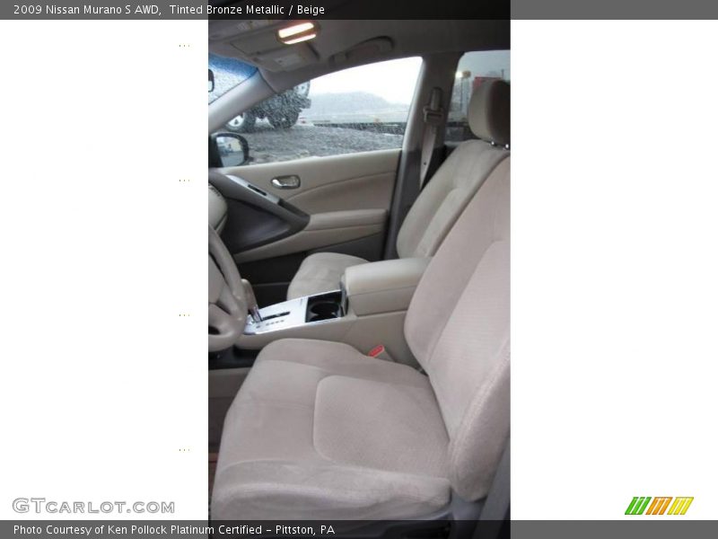 Tinted Bronze Metallic / Beige 2009 Nissan Murano S AWD