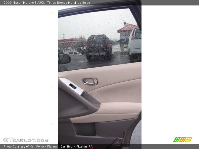 Tinted Bronze Metallic / Beige 2009 Nissan Murano S AWD