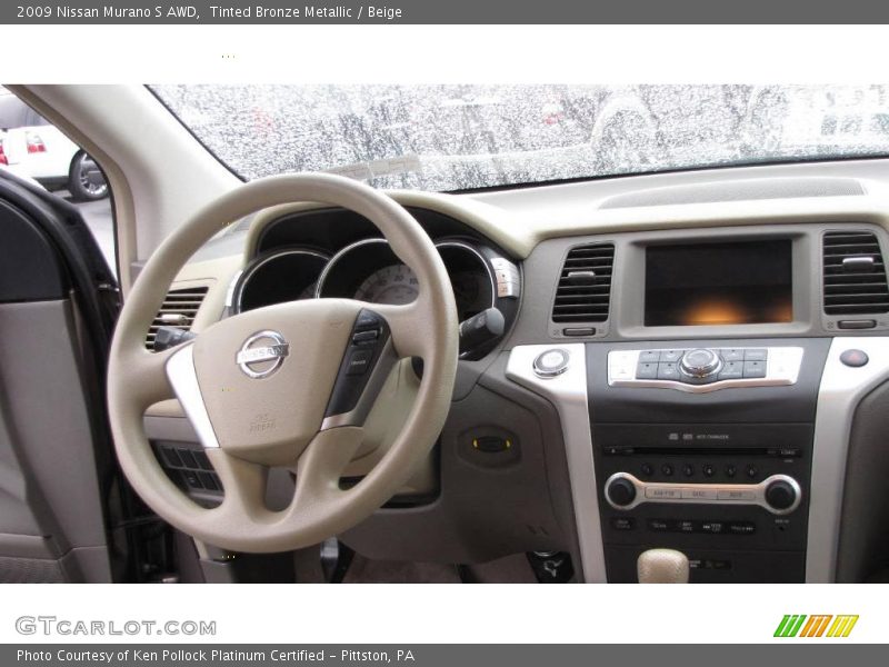 Tinted Bronze Metallic / Beige 2009 Nissan Murano S AWD