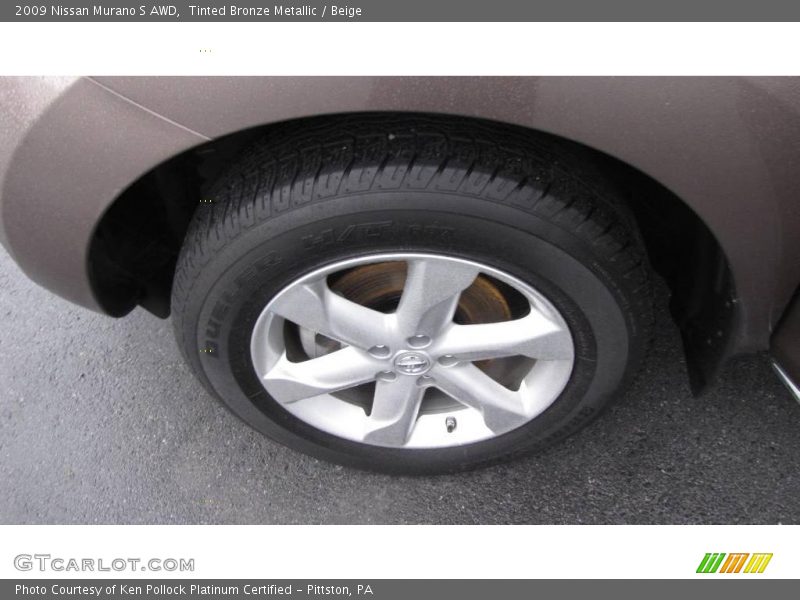 Tinted Bronze Metallic / Beige 2009 Nissan Murano S AWD