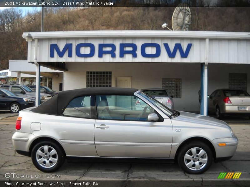 Desert Wind Metallic / Beige 2001 Volkswagen Cabrio GLX