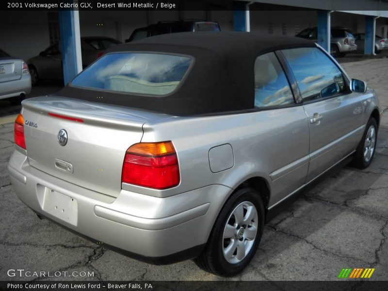 Desert Wind Metallic / Beige 2001 Volkswagen Cabrio GLX