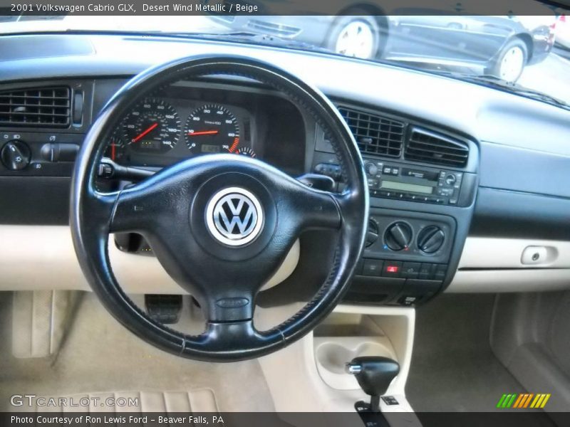 Desert Wind Metallic / Beige 2001 Volkswagen Cabrio GLX