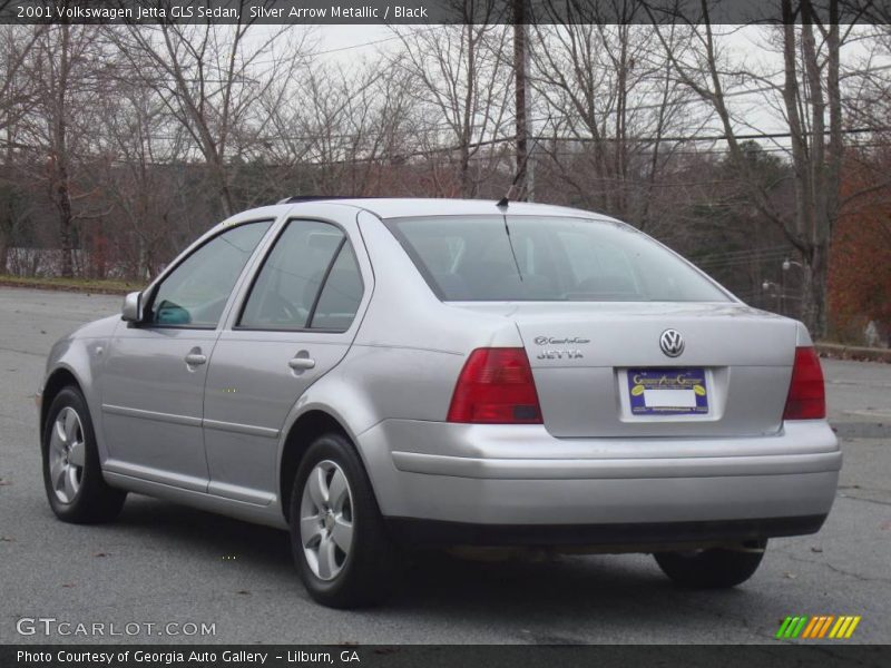 Silver Arrow Metallic / Black 2001 Volkswagen Jetta GLS Sedan