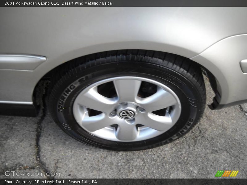 Desert Wind Metallic / Beige 2001 Volkswagen Cabrio GLX