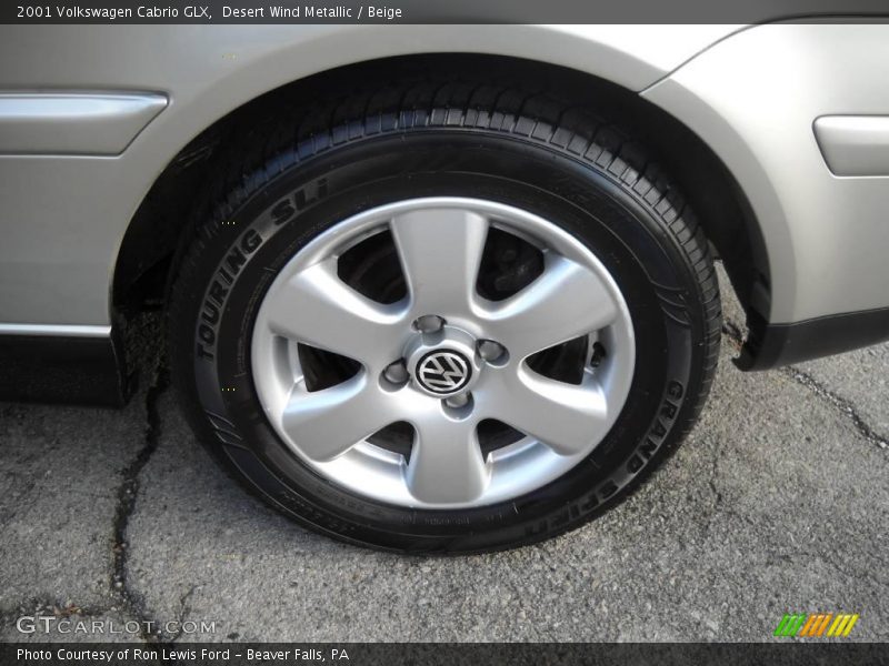 Desert Wind Metallic / Beige 2001 Volkswagen Cabrio GLX