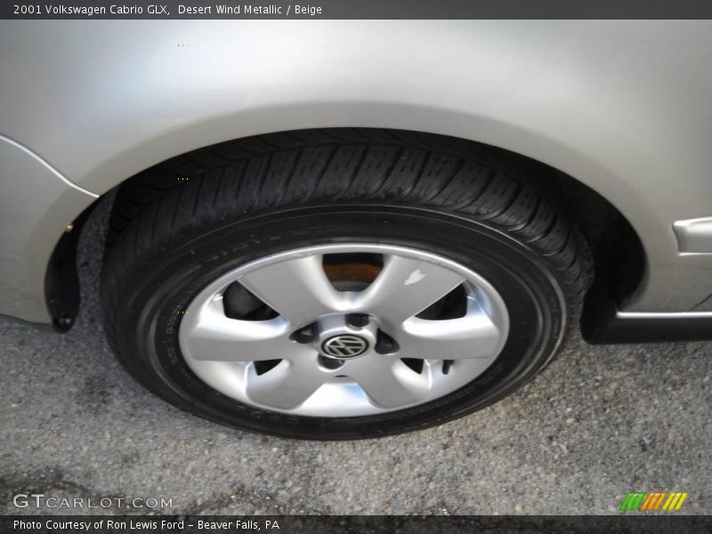 Desert Wind Metallic / Beige 2001 Volkswagen Cabrio GLX