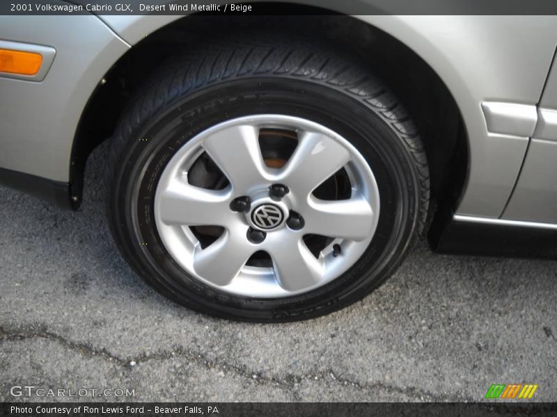 Desert Wind Metallic / Beige 2001 Volkswagen Cabrio GLX