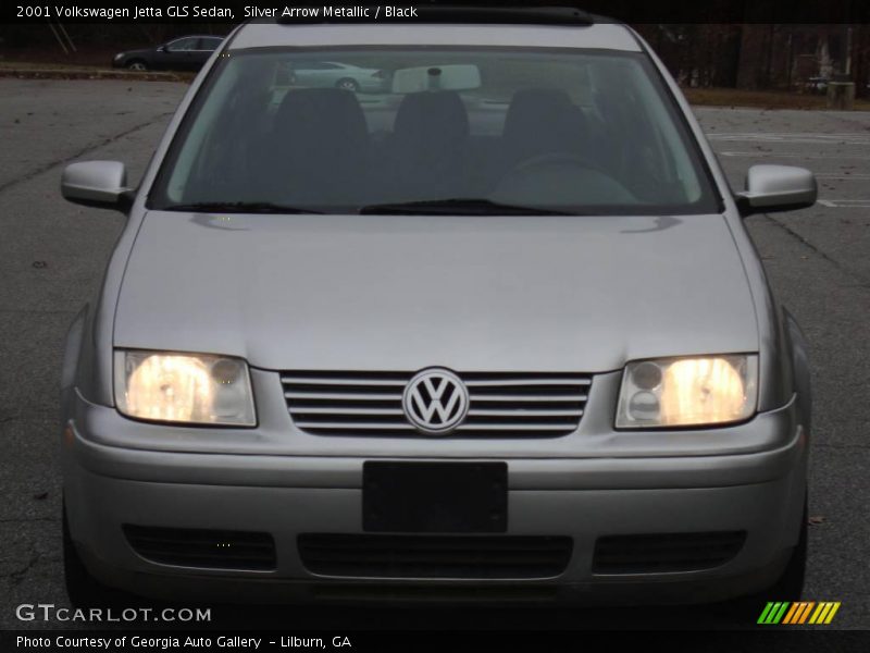 Silver Arrow Metallic / Black 2001 Volkswagen Jetta GLS Sedan
