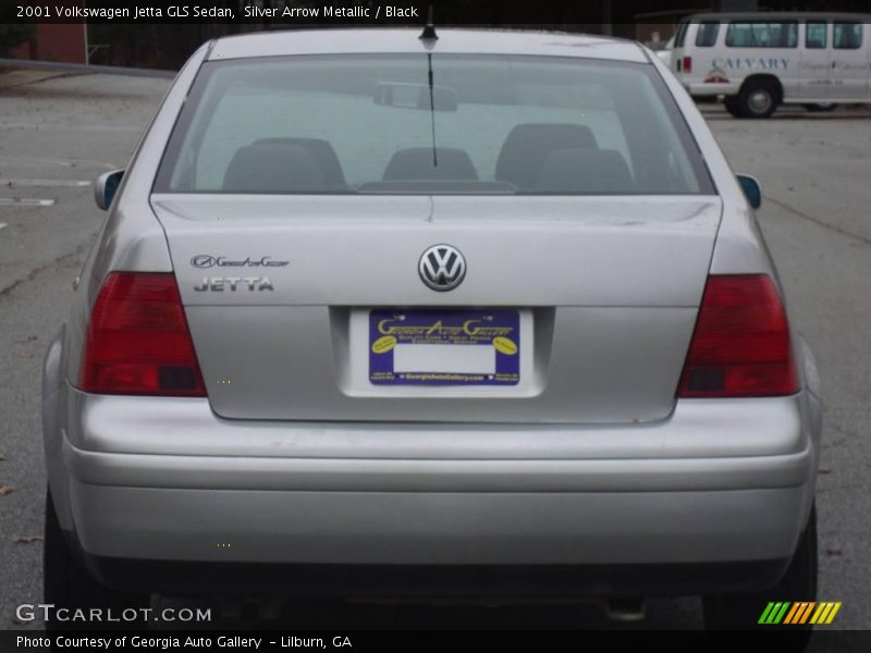 Silver Arrow Metallic / Black 2001 Volkswagen Jetta GLS Sedan