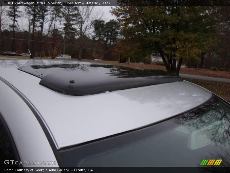 Silver Arrow Metallic / Black 2001 Volkswagen Jetta GLS Sedan