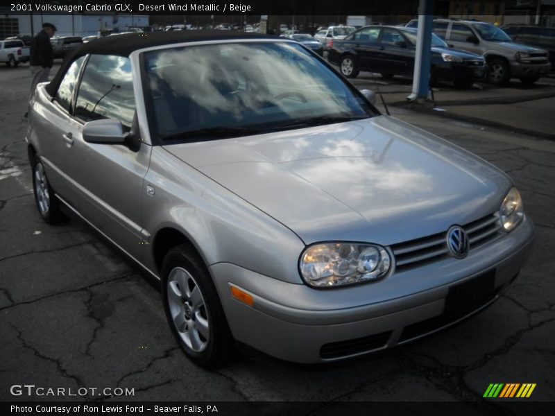 Desert Wind Metallic / Beige 2001 Volkswagen Cabrio GLX