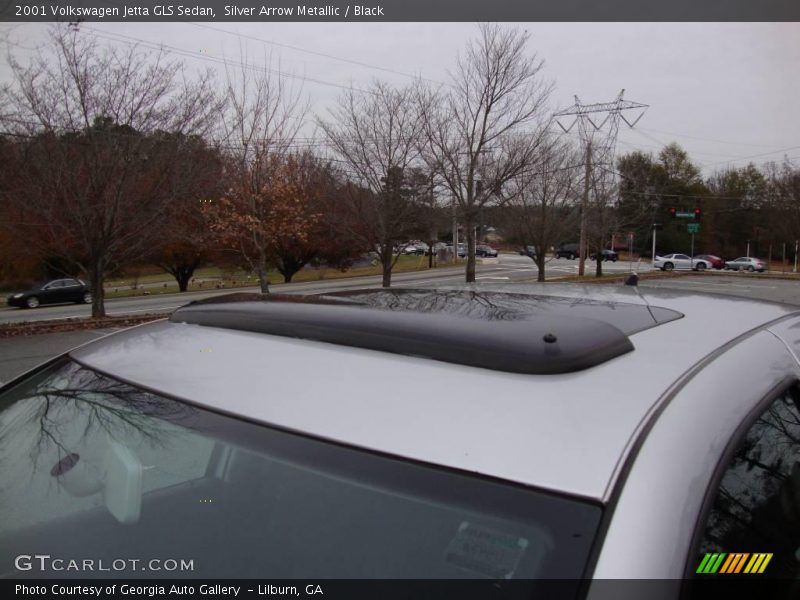 Silver Arrow Metallic / Black 2001 Volkswagen Jetta GLS Sedan