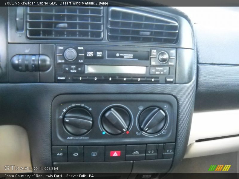 Desert Wind Metallic / Beige 2001 Volkswagen Cabrio GLX