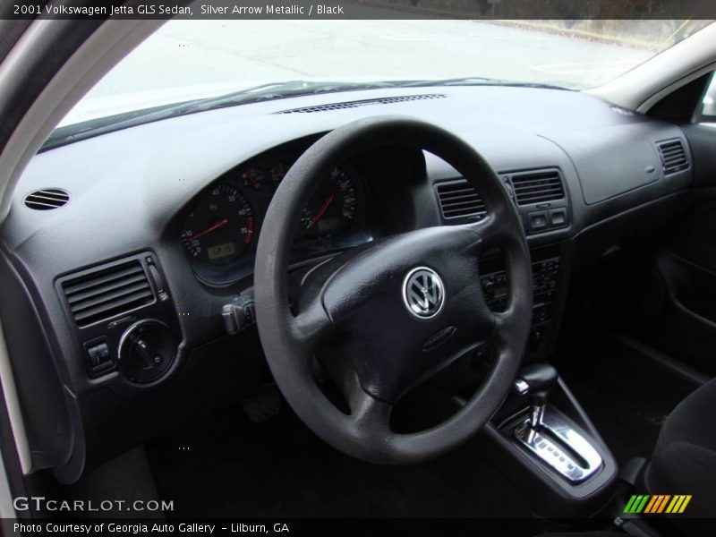 Silver Arrow Metallic / Black 2001 Volkswagen Jetta GLS Sedan