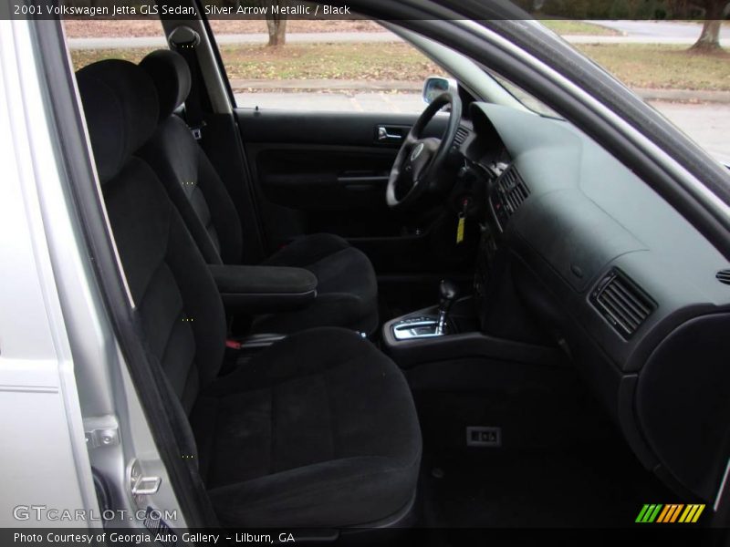 Silver Arrow Metallic / Black 2001 Volkswagen Jetta GLS Sedan